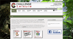 Desktop Screenshot of challengeleisure.com